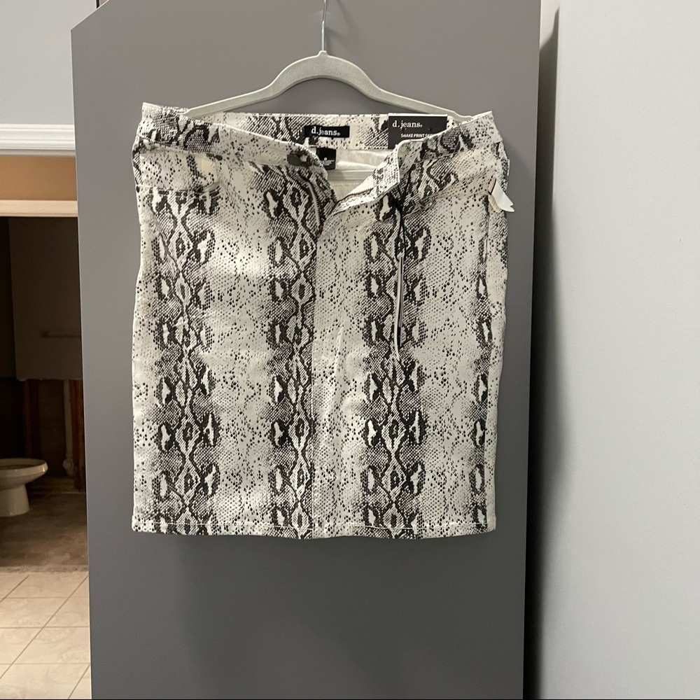 Snake skin skirt